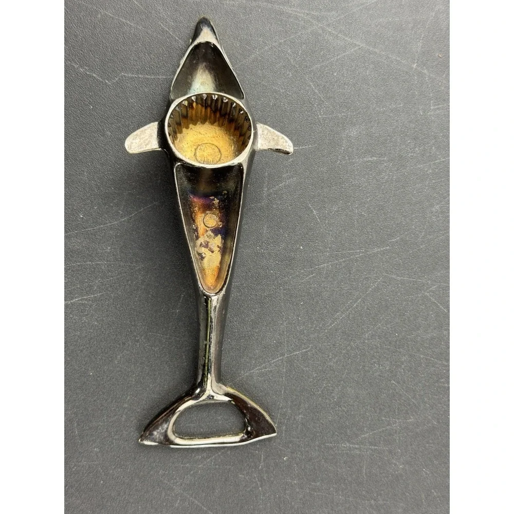 Vintage Brass Gold Dolphin‎ Nautical Figural Beer Bottle Opener Barware Germany